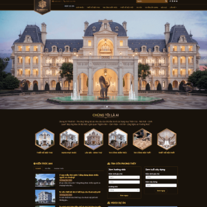 Theme WordPress Kiến Trúc Biệt Thự 2