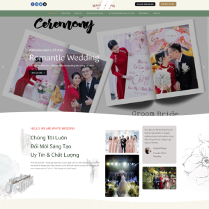 Theme wordpress dịch vụ cưới hỏi, decor wedding 1