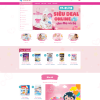 Theme wordpress thời trang bỉm tã sữa baby 2