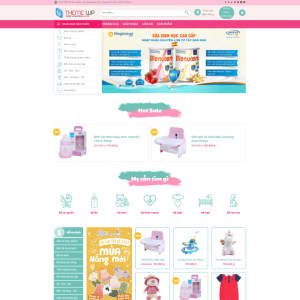 Theme wordpress thời trang baby 1
