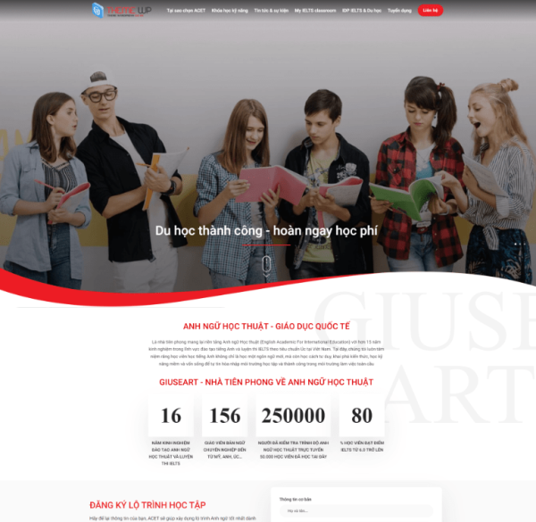 Theme wordpress trường học edu7