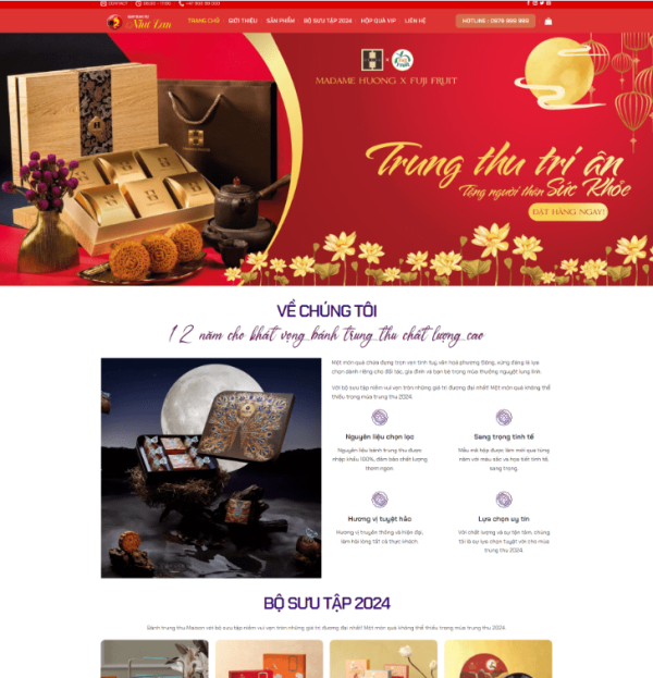 Theme wordpress bánh trung thu 2024