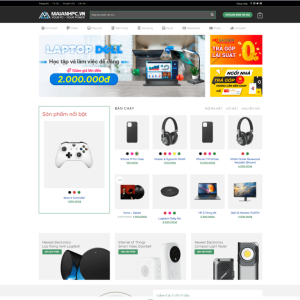 Theme wordpress bán điện máy, công nghệ 4