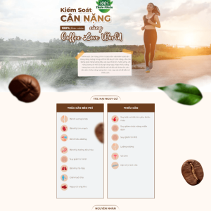Theme wordpress Landing page thực phẩm chức năng giảm cân