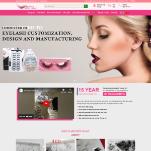 Theme wordpress bán phụ kiện lông my giả