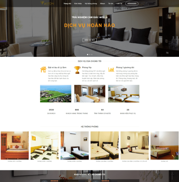 Theme wordpress khách sạn nhà nghỉ