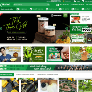 Theme wordpress thực phẩm nông sản 5