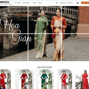 Theme wordpress bán áo dài