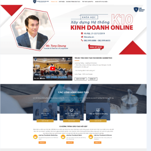 Theme WordPress Khóa Học 3
