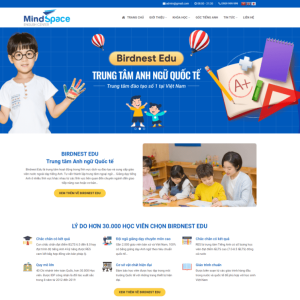 Theme WordPress Trường Anh ngữ 1