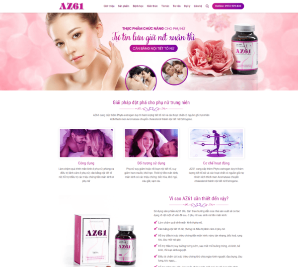 Theme wordpress thực phẩm chức năng 8