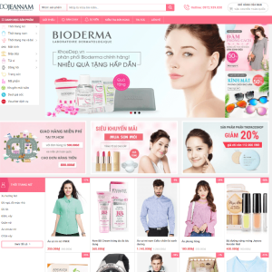 Theme wordpress thời trang mỹ phẩm