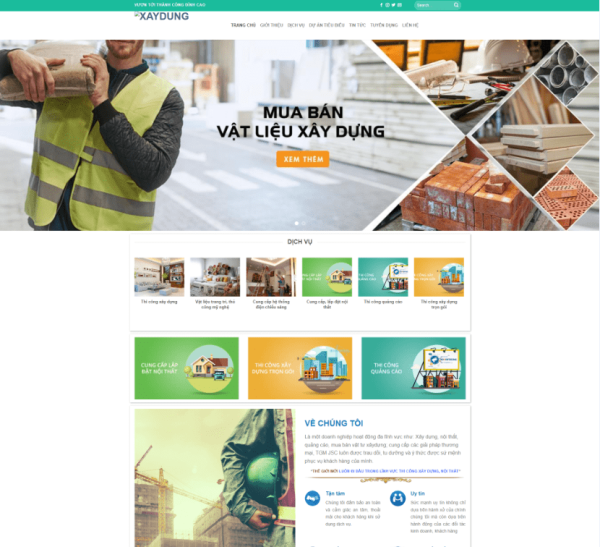 Theme wordpress công ty xây dựng 7