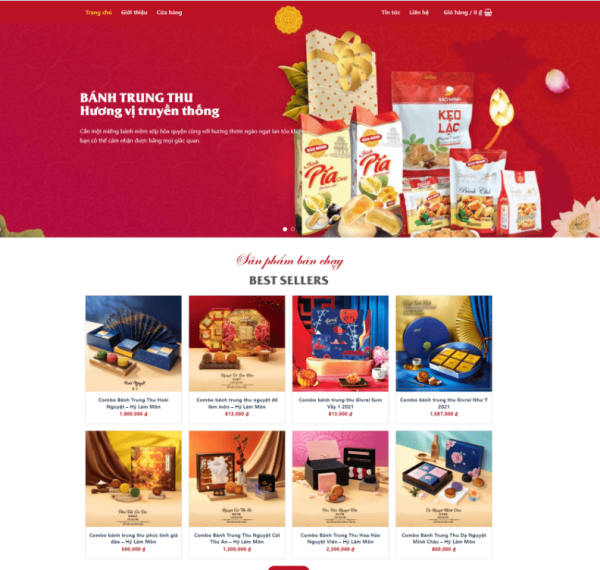 Theme wordpress bán bánh trung thu