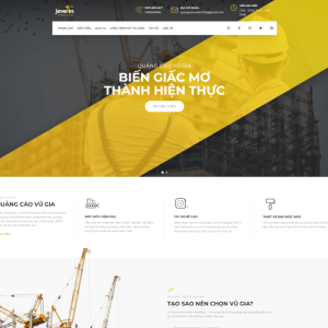 Theme wordpress giới thiệu công ty xây dựng 5
