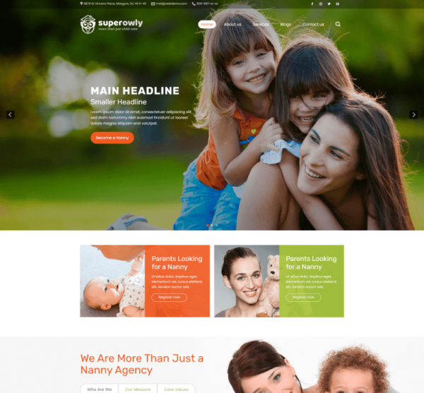 Theme WordPress trường học 12