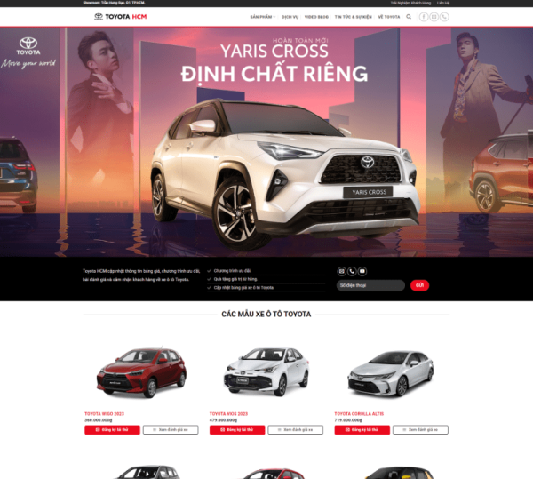 Theme wordpress ô tô toyota 4