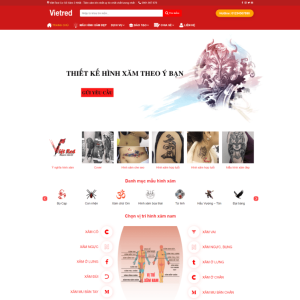 Theme wordpress tiệm xăm