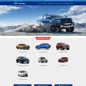 Theme Wordpress Showroom ô tô Ford Đà Nẵng