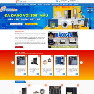 Theme wordpress bán đèn solar năng lượng mặt trời