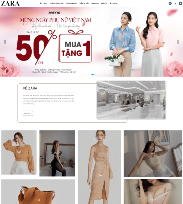 Theme WordPress Thời Trang Quần Áo 33