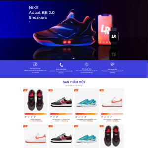 Theme wordpress shop giày 1
