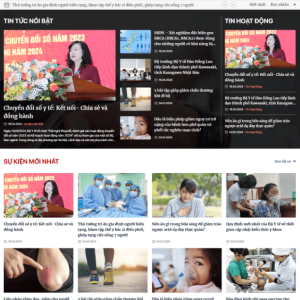 Theme wordpress tin tức, trung tâm y tế