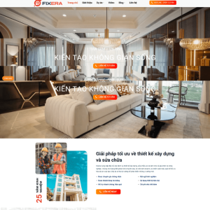 Theme wordpress kiến trúc xây dựng nhà đẹp