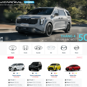 Theme wordpress showroom bán xe oto