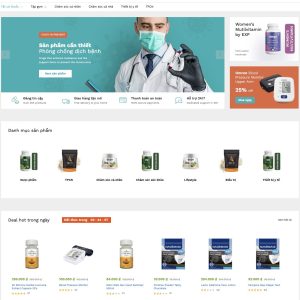 Theme WordPress Elementor nhà thuốc, dược phẩm số 1