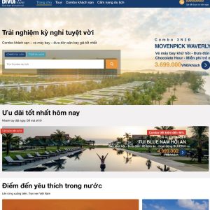 Theme WordPress du lịch 22 (giống ivivu)