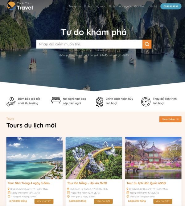 Theme WordPress du lịch 23