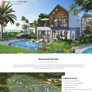 Theme wordpress bất động sản giống Novaland