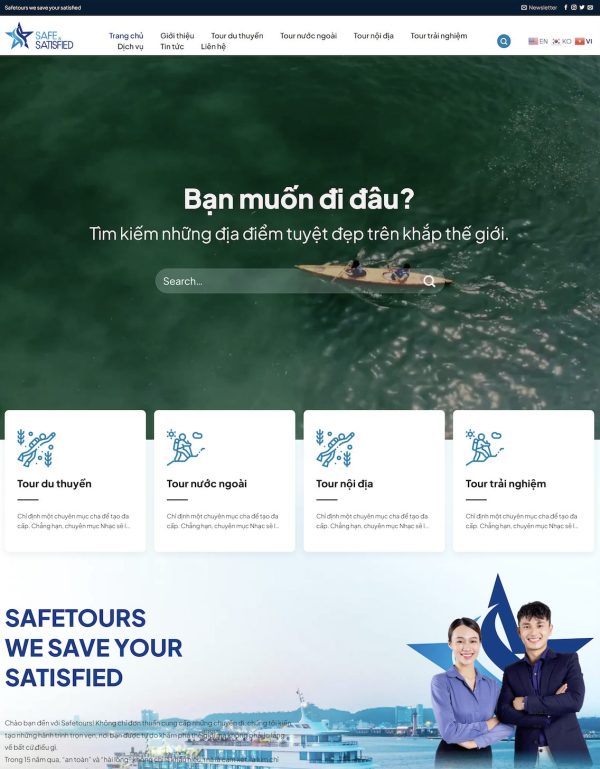 Theme wordpress bán tour du lịch vip