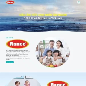 Theme WordPress công ty dầu ăn