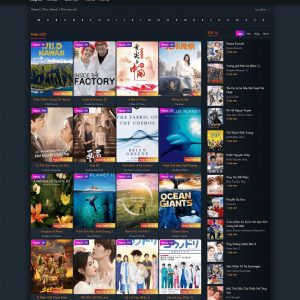 Theme WordPress Xem Phim Cực Đẹp, có sẵn nguồn phim
