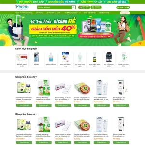 Theme WordPress nhà thuốc 04