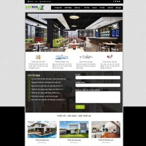 Theme WordPress công ty kiến trúc, xây dựng