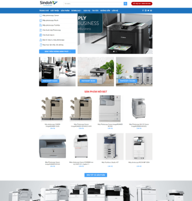 Theme wordpress công ty photocopy