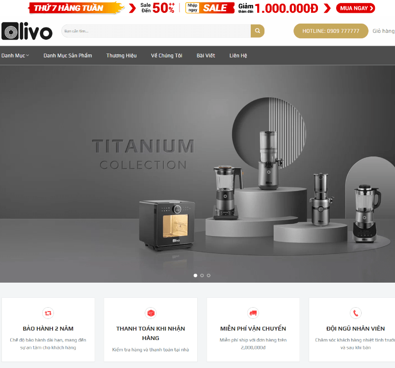 Theme WordPress Nồi Chiên Không Dầu