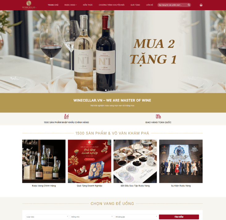 Theme wordpress shop rượu 2 chuẩn đẹp