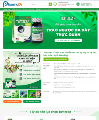 Theme wordpress bán thuốc thực phẩm chức năng