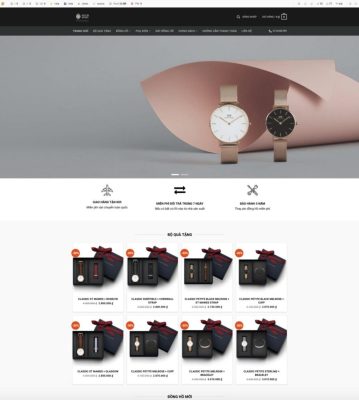 Theme wordpress shop bán đồng hồ 6