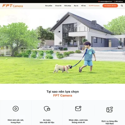 Theme WordPress bán camera FPT