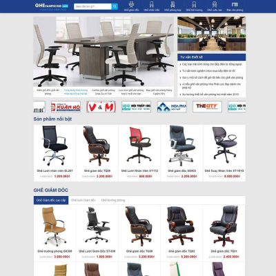 Theme WordPress bán ghế văn phòng