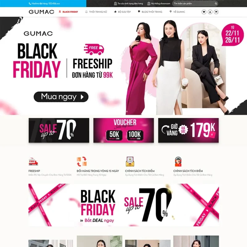 Theme WordPress thời trang 19