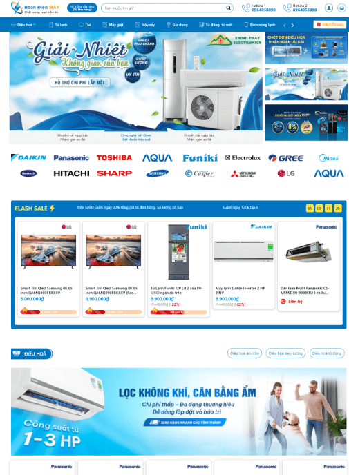 Theme wordpress bán điện máy 9