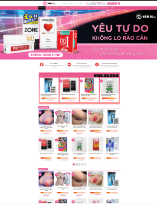 Theme wordpress bán bcs, sextoys sinh lý 1