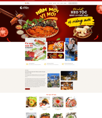 Theme wordpress nhà hàng quán ăn 2025 chuẩn Xanh google