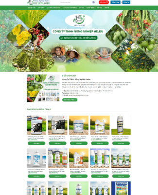 Theme wordpress bán thuốc nông nghiệp, phân bón
